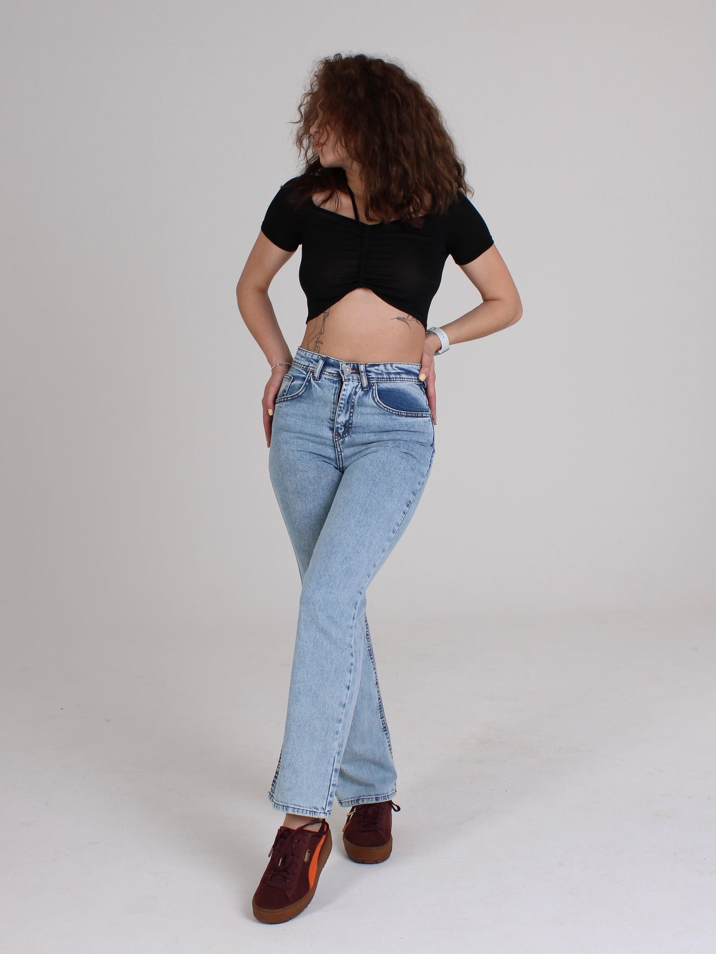 Ocean Blue Anna Straight Leg 90’s Jeans