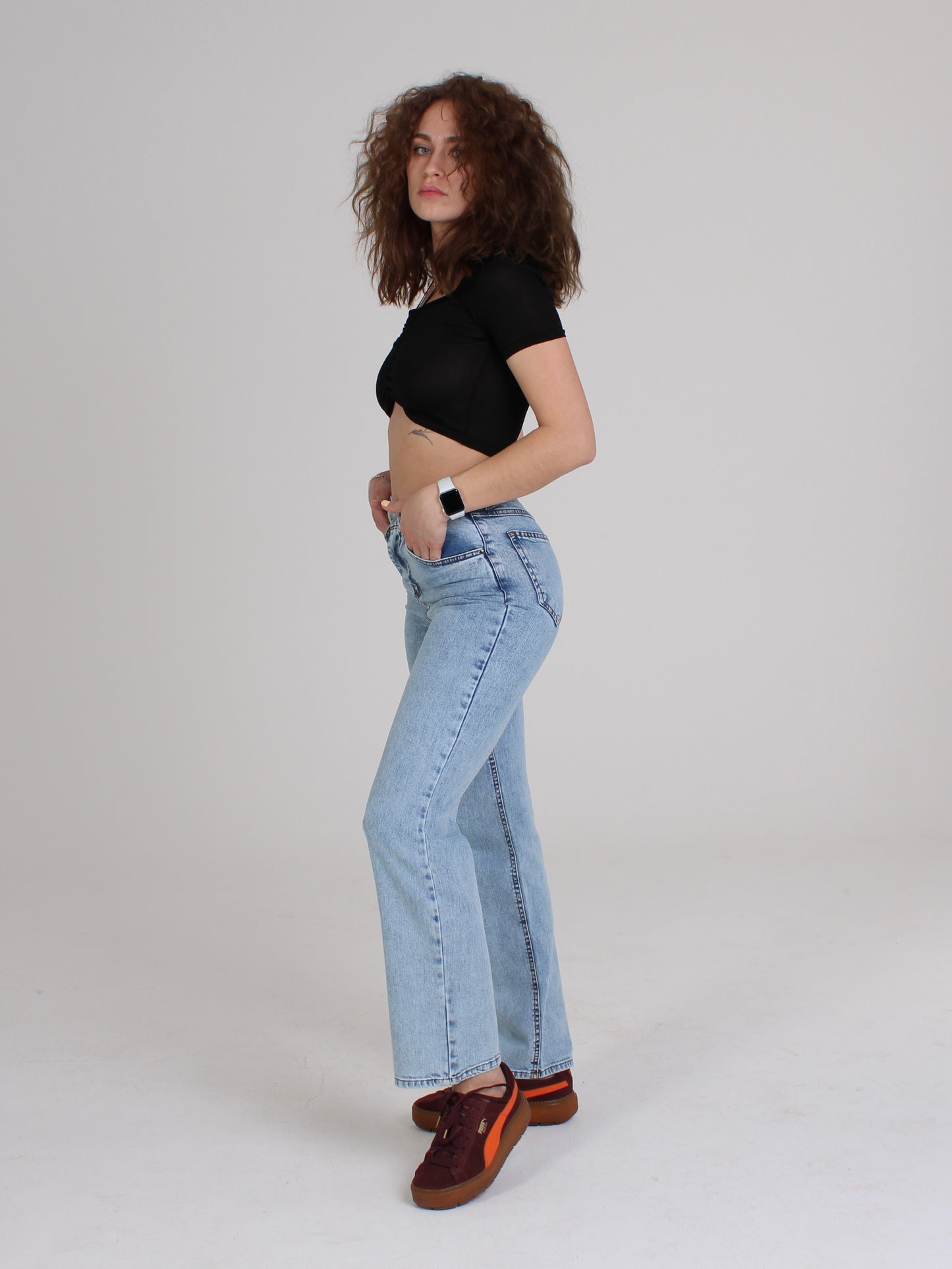 Ocean Blue Anna Straight Leg 90’s Jeans