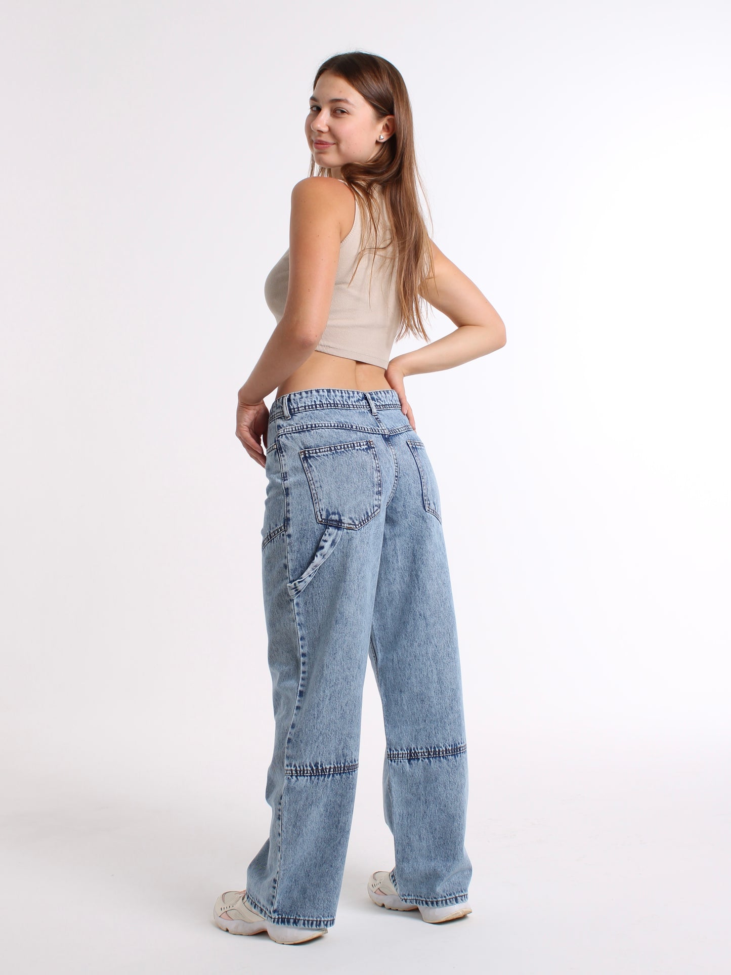 Ocean Blue Dasha Baggy Mid Waist jeans