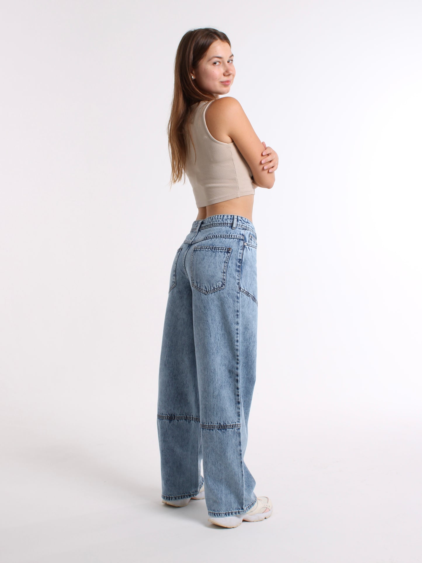 Ocean Blue Dasha Baggy Mid Waist jeans