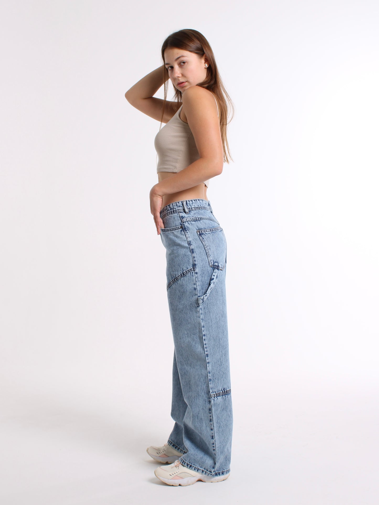 Ocean Blue Dasha Baggy Mid Waist jeans