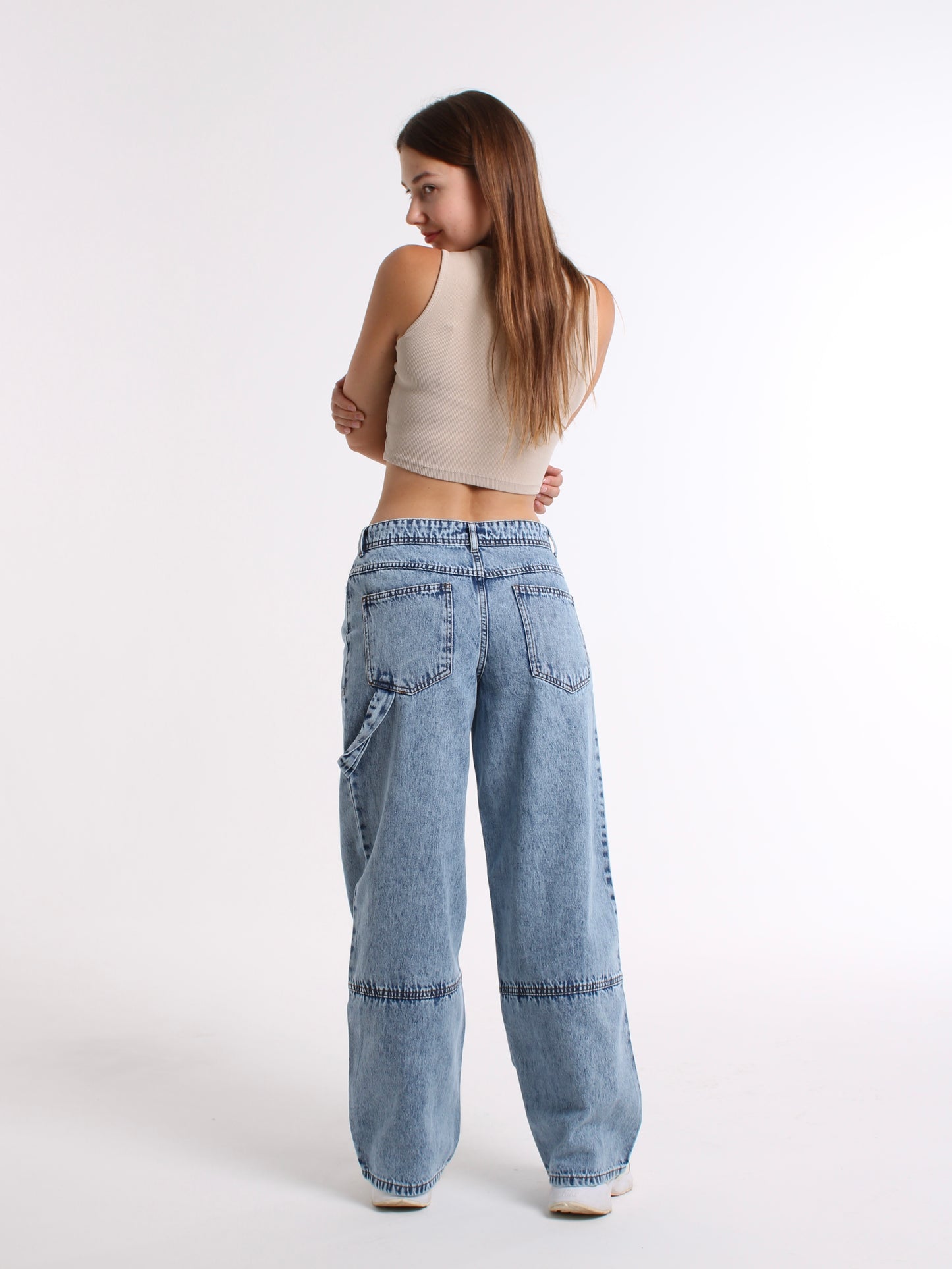 Ocean Blue Dasha Baggy Mid Waist jeans