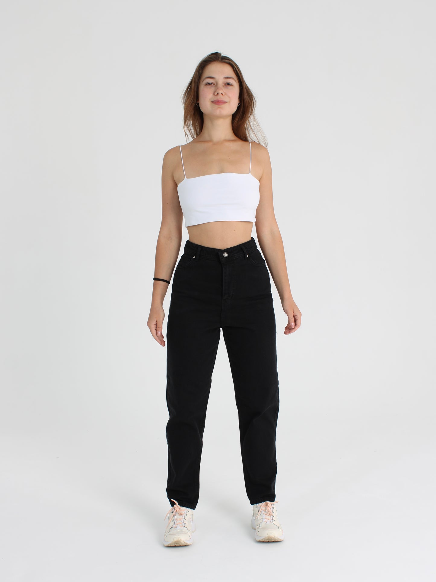 Black Polina Mom Jeans