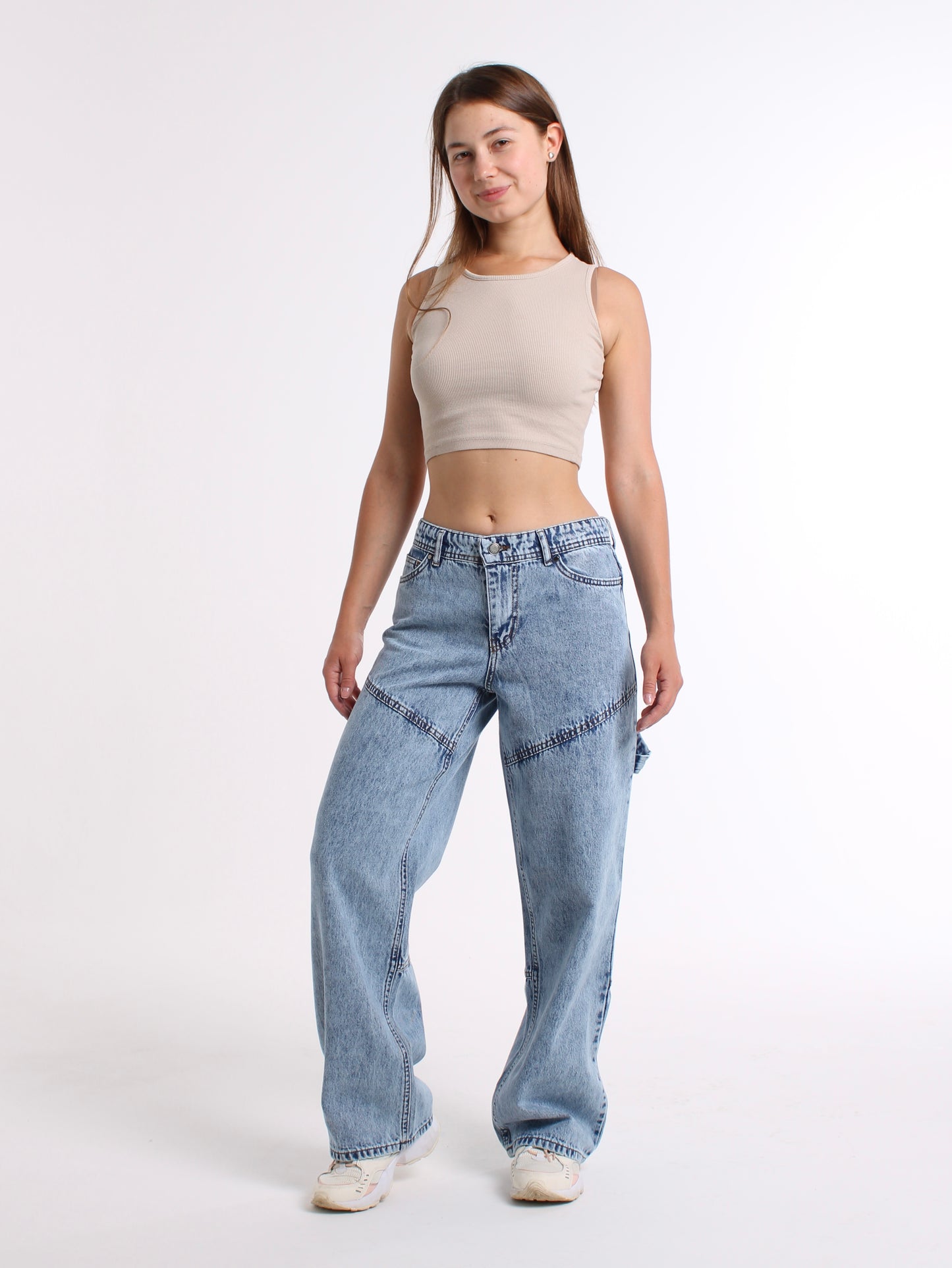 Ocean Blue Dasha Baggy Mid Waist jeans