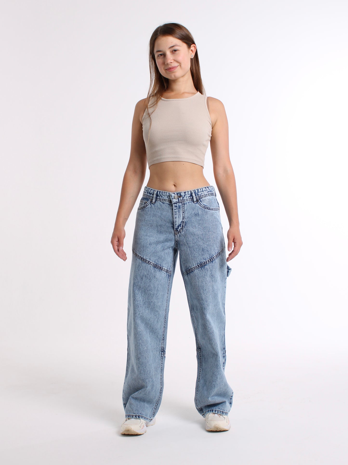 Ocean Blue Dasha Baggy Mid Waist jeans