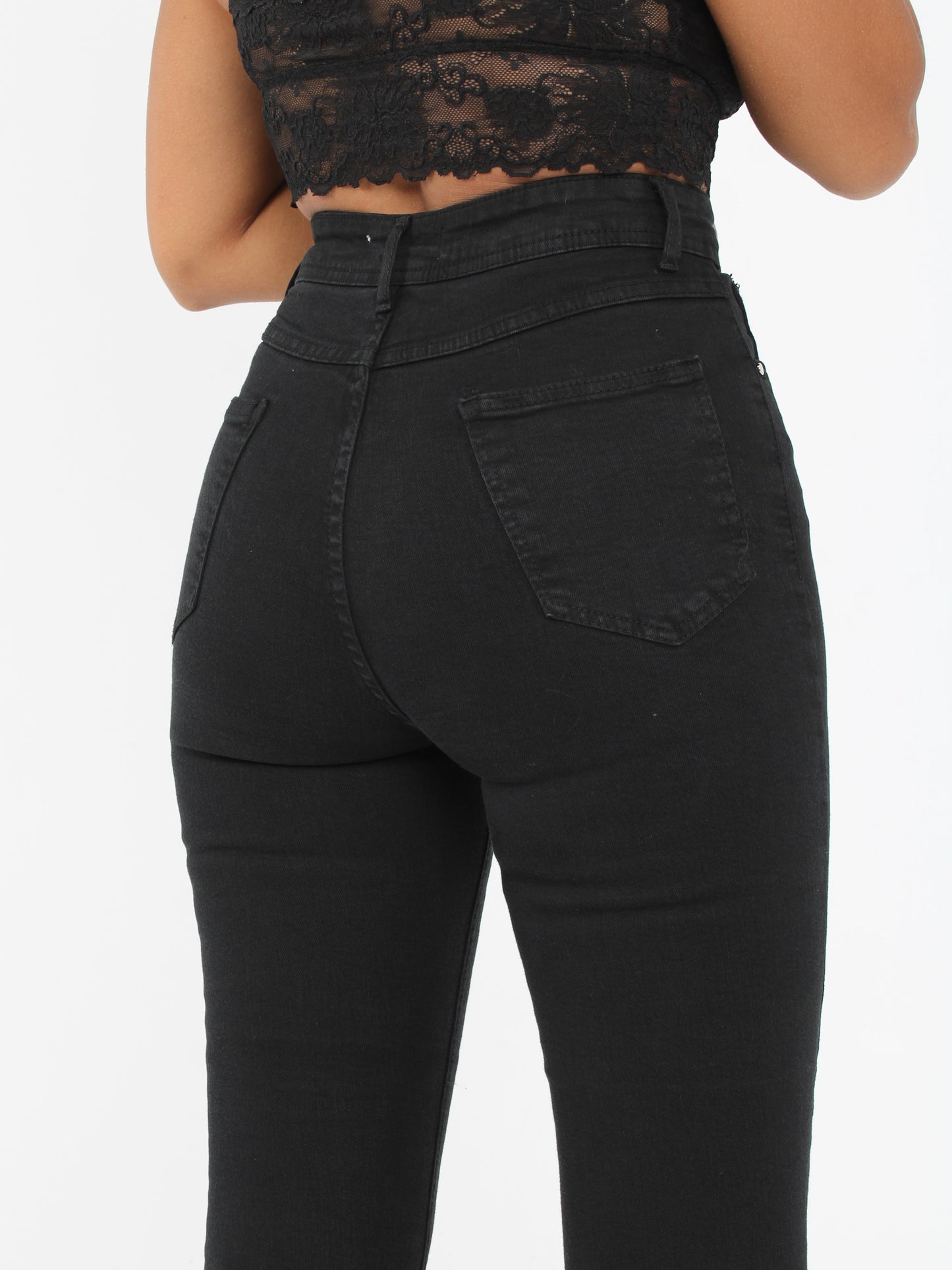 Black Yulia Super Skinny Jeans
