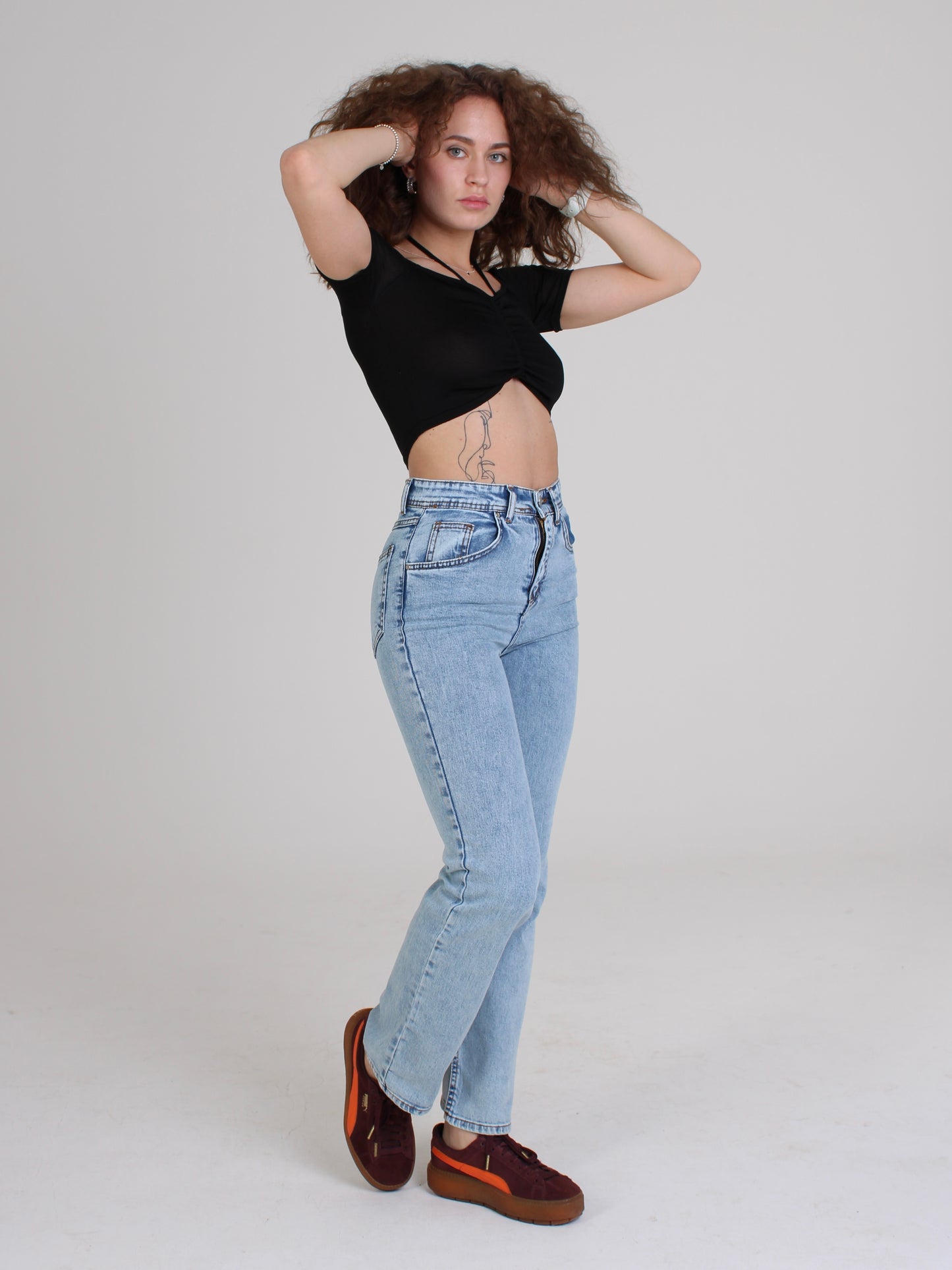 Ocean Blue Anna Straight Leg 90’s Jeans