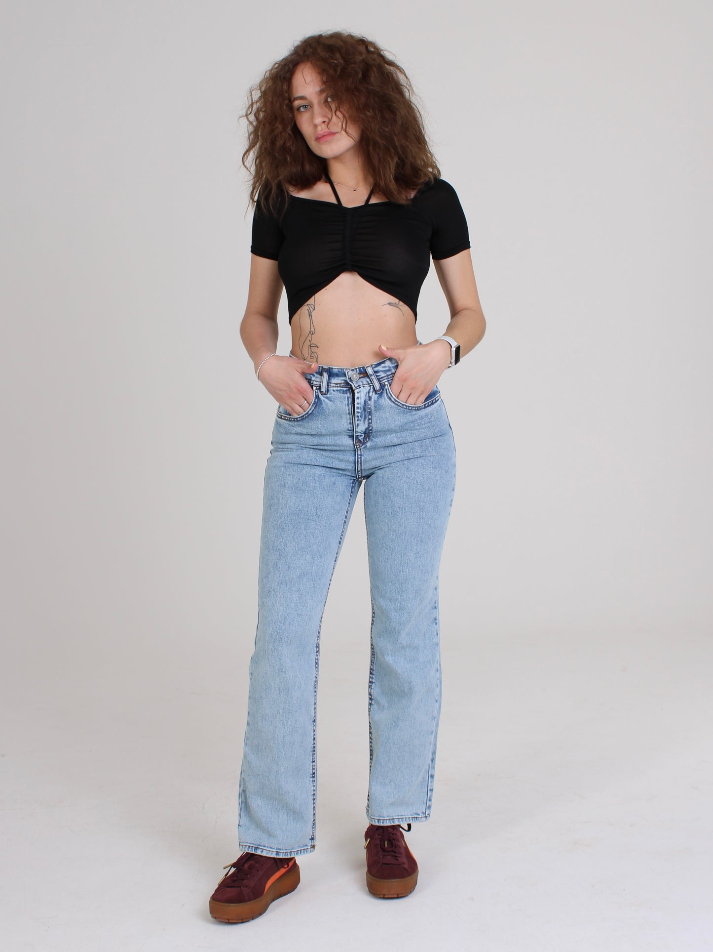 Ocean Blue Anna Straight Leg 90’s Jeans