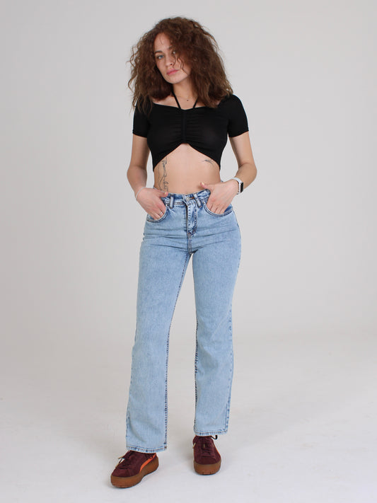 Ocean Blue Anna Straight Leg 90’s Jeans