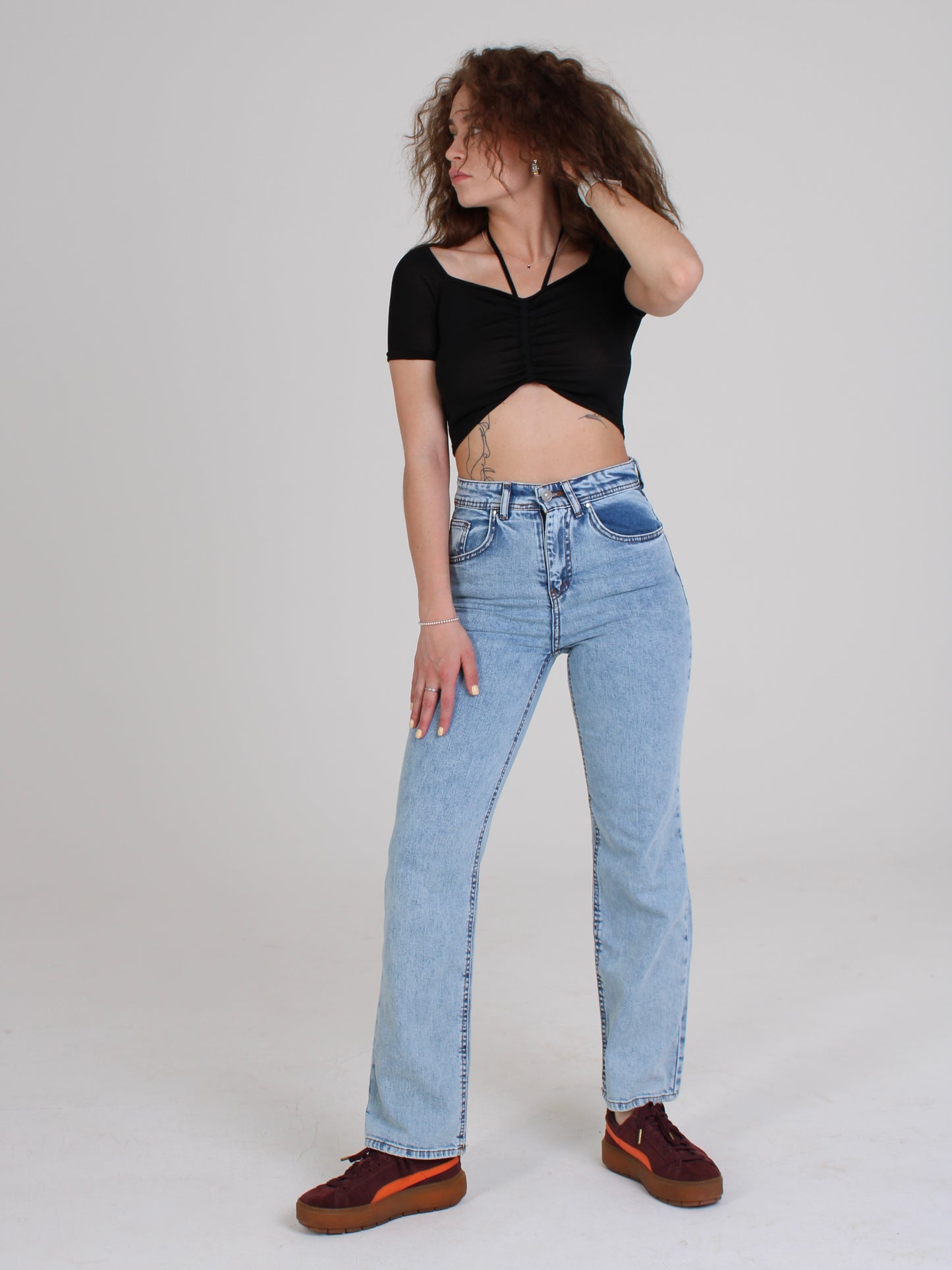 Ocean Blue Anna Straight Leg 90’s Jeans