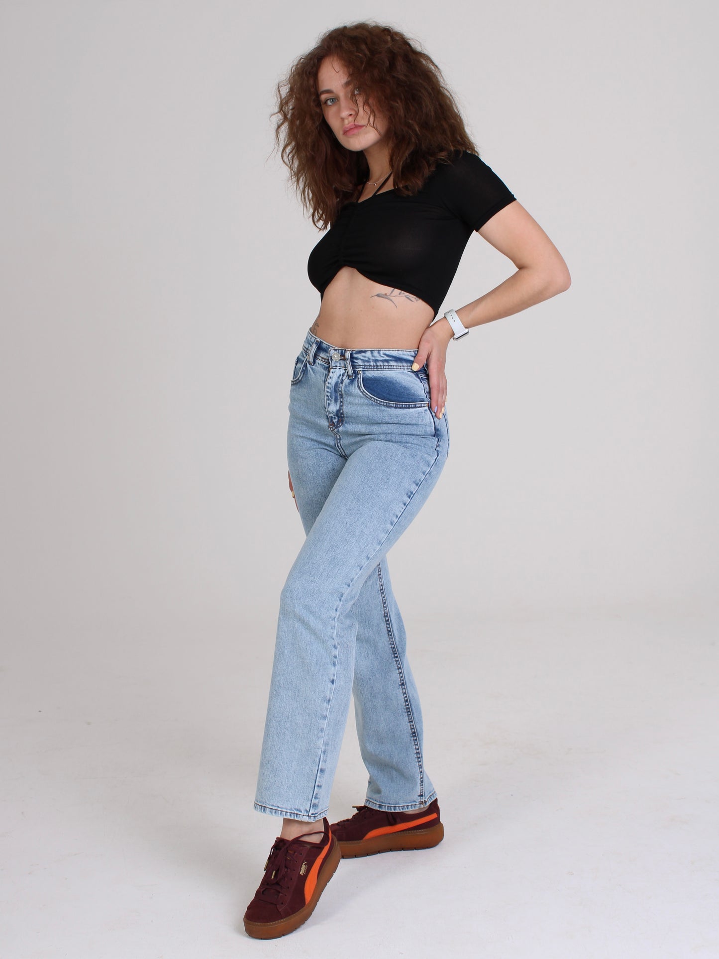 Ocean Blue Anna Straight Leg 90’s Jeans