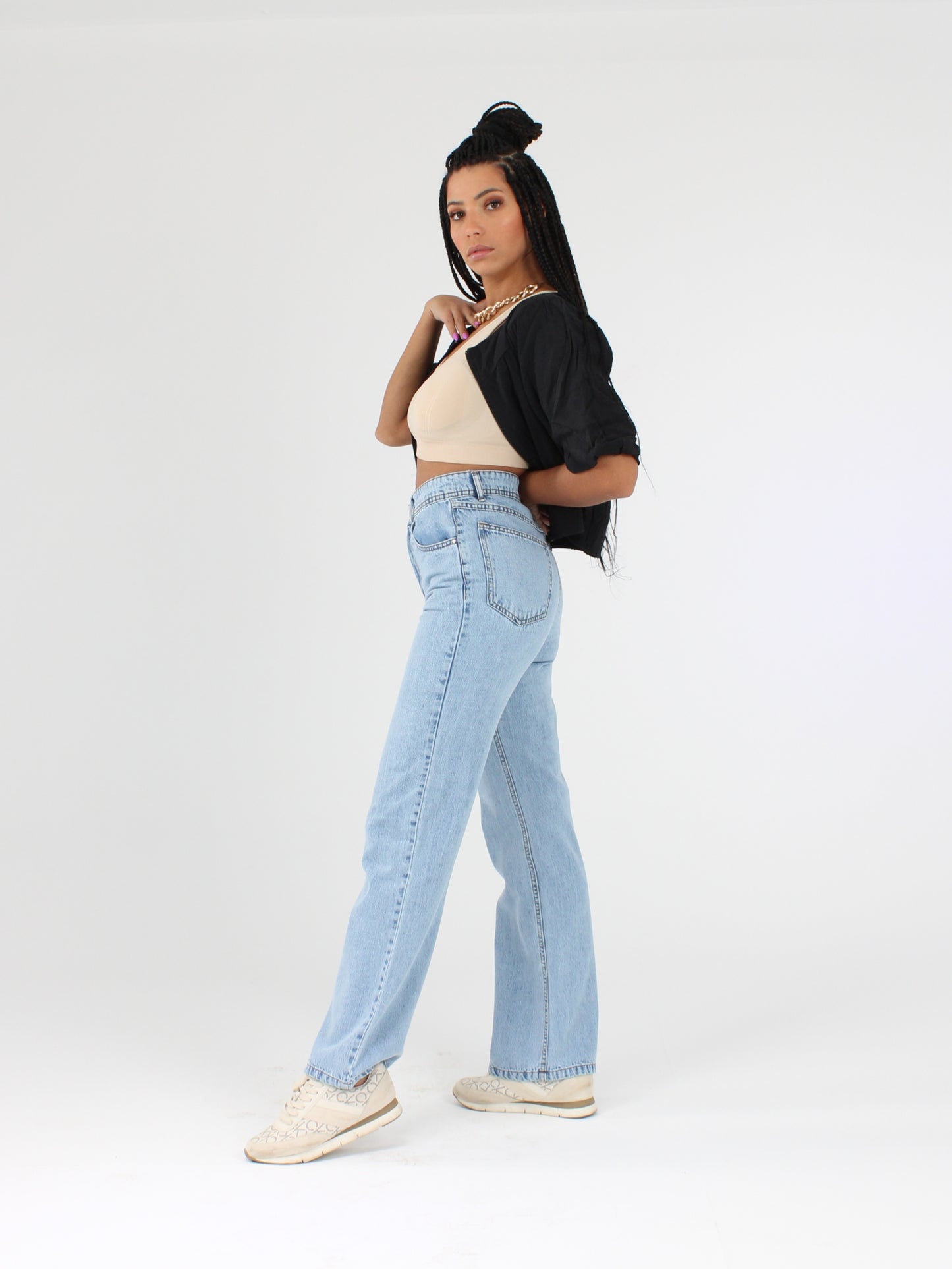 Ocean Blue Anna Straight Leg Full Length Jeans